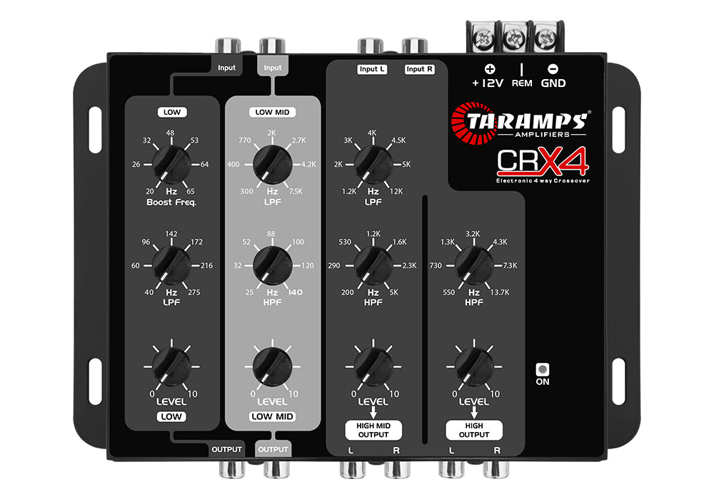 Taramps Crossover CRX4 4-channel Audio Processor