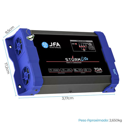 Jfa 200a Lite Storm Slim Bivolt Battery Charger