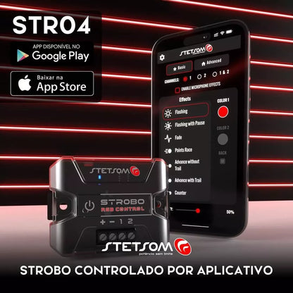 Stetsom Strobo controlador RGB Central Bluetooth